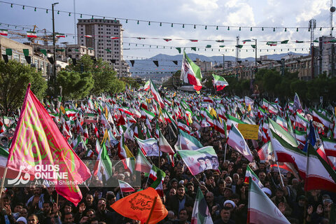 مراسم با شکوه اربعین امام شهید در مشهد مقدس