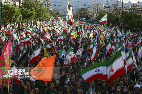 مراسم با شکوه اربعین امام شهید در مشهد مقدس