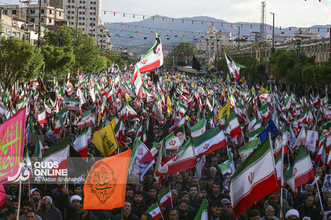 مراسم با شکوه اربعین امام شهید در مشهد مقدس