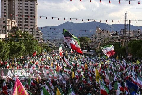 مراسم با شکوه اربعین امام شهید در مشهد مقدس