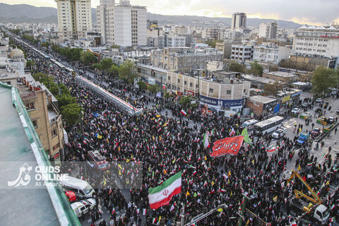 مراسم با شکوه اربعین امام شهید در مشهد مقدس