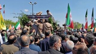 پیکر شهید کمال خرازی تشییع شد 