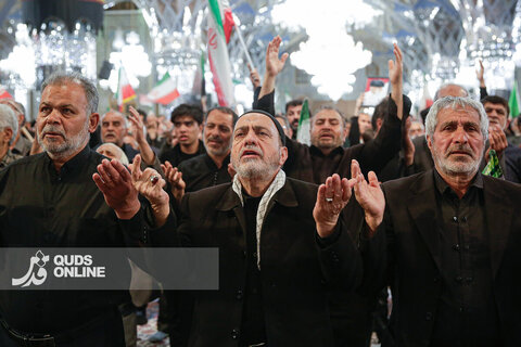 بزرگداشت چهلمین روز شهادت رهبر شهید انقلاب در حرم مطهر رضوی