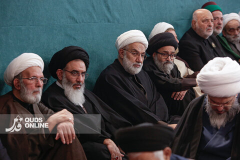 بزرگداشت چهلمین روز شهادت رهبر شهید انقلاب در حرم مطهر رضوی