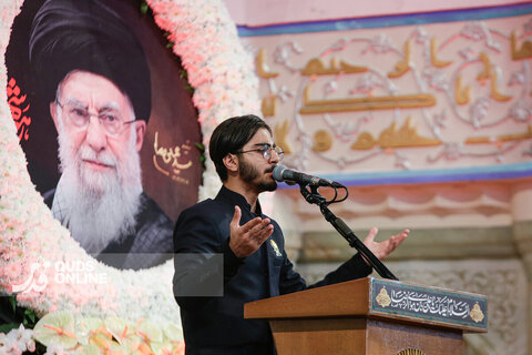 بزرگداشت چهلمین روز شهادت رهبر شهید انقلاب در حرم مطهر رضوی