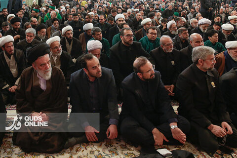 بزرگداشت چهلمین روز شهادت رهبر شهید انقلاب در حرم مطهر رضوی