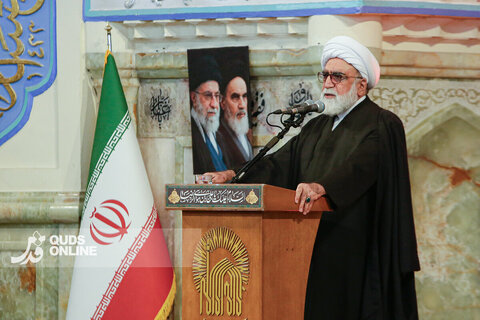 بزرگداشت چهلمین روز شهادت رهبر شهید انقلاب در حرم مطهر رضوی