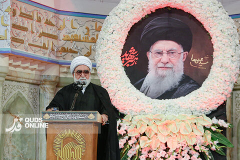 بزرگداشت چهلمین روز شهادت رهبر شهید انقلاب در حرم مطهر رضوی