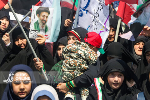 گزارش تصویری| برگزاری رژه سربازان کوچک عصر ظهور در مشهد