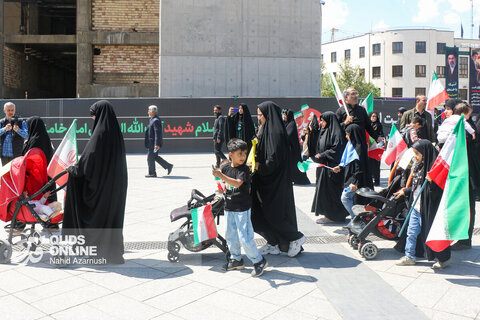 گزارش تصویری| برگزاری رژه سربازان کوچک عصر ظهور در مشهد