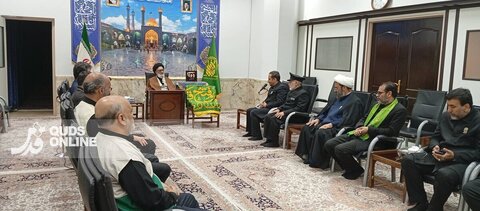 پایان سفر کاروان خدام رضوی با دیدار تولیت آستان معصومه(س)