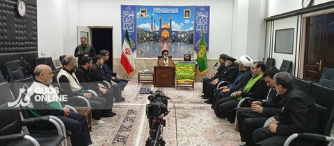 پایان سفر کاروان خدام رضوی با دیدار تولیت آستان معصومه(س)