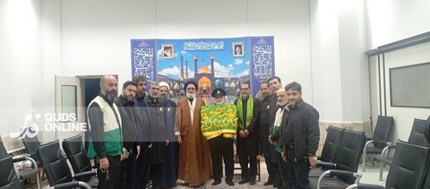 پایان سفر کاروان خدام رضوی با دیدار تولیت آستان معصومه(س)