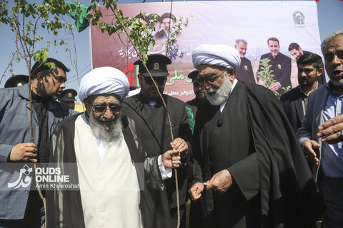 آغاز پویش ملی "نهال امید" - باغ خاتون مشهد