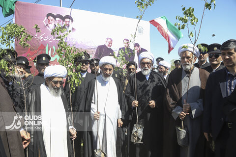 آغاز پویش ملی "نهال امید" - باغ خاتون مشهد