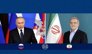 گفت‌وگوی تلفنی پزشکیان و پوتین درباره تحولات منطقه