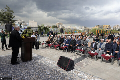 آیین ایوان سلام و ورودی دوم ایستگاه قطارشهری