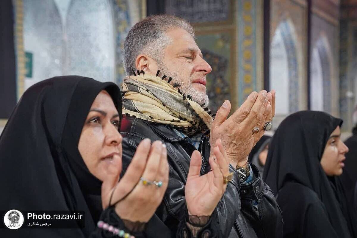 پایان چله دعای توسل در حرم مطهر امام رضا(ع)