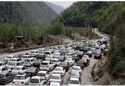 ترافیک سنگین در هراز و ورودی‌های تهران /  مه‌گرفتگی در ارتفاعات شمالی