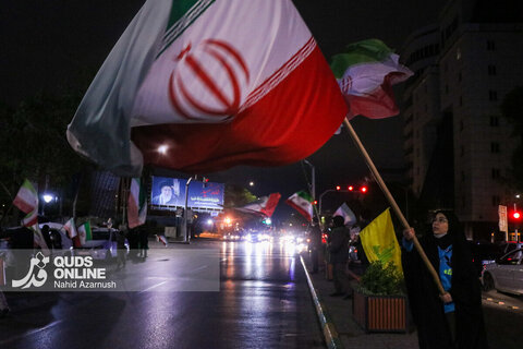 گزارش تصویری موج چهل و هفتمین قرار شبانه حامیان ولایت در موکب رسانه‌ای قدس