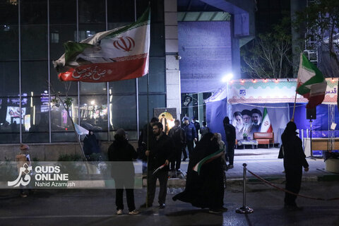 گزارش تصویری موج چهل و هفتمین قرار شبانه حامیان ولایت در موکب رسانه‌ای قدس