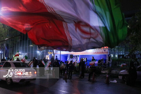 گزارش تصویری موج چهل و هفتمین قرار شبانه حامیان ولایت در موکب رسانه‌ای قدس