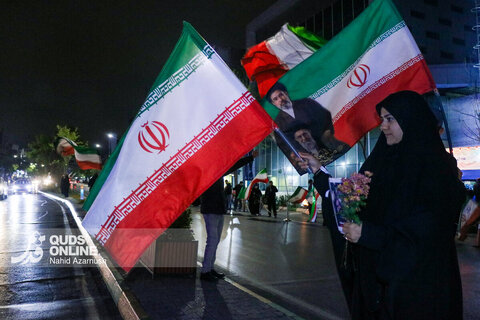 گزارش تصویری موج چهل و هفتمین قرار شبانه حامیان ولایت در موکب رسانه‌ای قدس