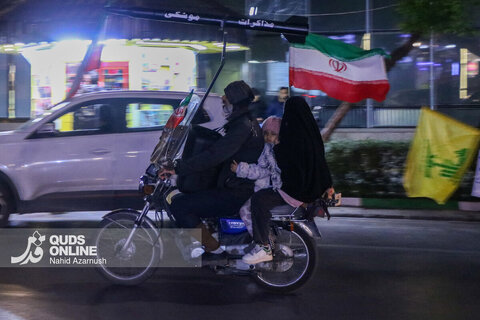 گزارش تصویری موج چهل و هفتمین قرار شبانه حامیان ولایت در موکب رسانه‌ای قدس