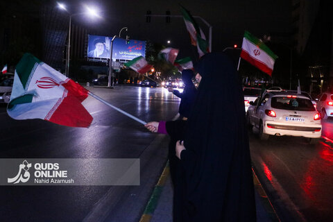 گزارش تصویری موج چهل و هفتمین قرار شبانه حامیان ولایت در موکب رسانه‌ای قدس