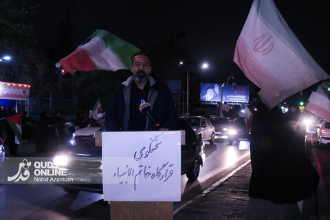 گزارش تصویری موج چهل و هفتمین قرار شبانه حامیان ولایت در موکب رسانه‌ای قدس