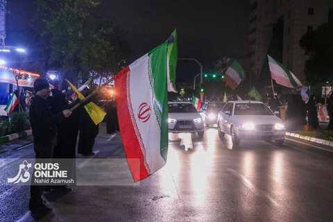 گزارش تصویری موج چهل و هفتمین قرار شبانه حامیان ولایت در موکب رسانه‌ای قدس