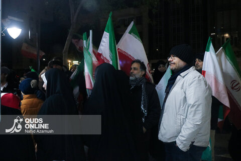گزارش تصویری موج چهل و هفتمین قرار شبانه حامیان ولایت در موکب رسانه‌ای قدس