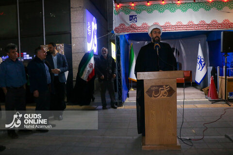 گزارش تصویری موج چهل و هفتمین قرار شبانه حامیان ولایت در موکب رسانه‌ای قدس