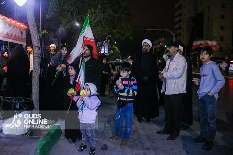 گزارش تصویری موج چهل و هفتمین قرار شبانه حامیان ولایت در موکب رسانه‌ای قدس