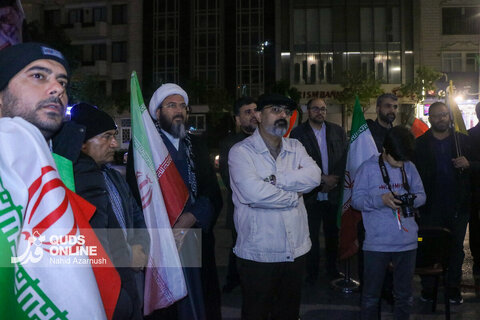 گزارش تصویری موج چهل و هفتمین قرار شبانه حامیان ولایت در موکب رسانه‌ای قدس