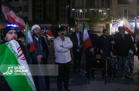 گزارش تصویری موج چهل و هفتمین قرار شبانه حامیان ولایت در موکب رسانه‌ای قدس
