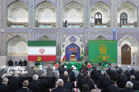 آئین آغاز جشن‎های دهه کرامت در حرم مطهر رضوی