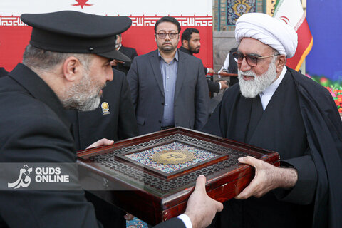 آئین آغاز جشن‎های دهه کرامت در حرم مطهر رضوی