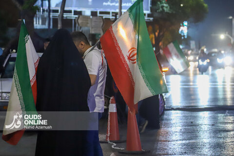 گزارش تصویری | پنجاهمین شب قرار شبانه حامیان ولایت در موکب رسانه‌ای قدس