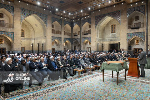 آیین رونمایی از قرآن کریم اهدایی رهبر شهید به آستان قدس رضوی