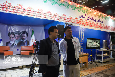 گزارش تصویری | حضور کاپیتان تیم ملی فوتسال و بهترین بازیکن آسیا در موکب رسانه‌ای روزنامه