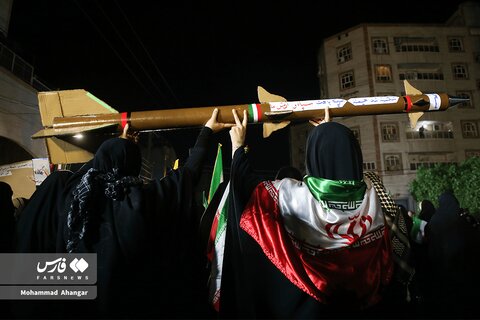 رزمایش بزرگ دختران جان فدا در اهواز