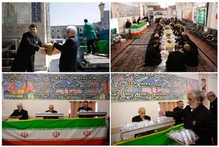 ۱۰۰۰کیلوگرم شکلات توسط کفشداران میان زائران حرم رضوی توزیع شد
