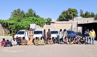 دستگیری ۷ قاچاقچی انسان توسط مرزبانان هنگ تایباد