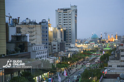 جشن میلاد امام رضا ع در خیابان امام رضا ع مشهد