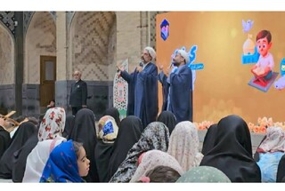 شورِکودکانه در صحن قدسی؛ «محفل قرآنی کودکان رضوی» در حرم برگزار شد