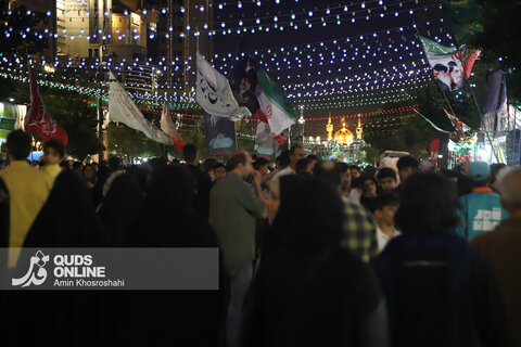 جشن میلاد امام رضا(ع) در خیابان‌های منتهی به حرم مطهر رضوی - 2