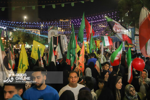 جشن میلاد امام رضا(ع) در خیابان‌های منتهی به حرم مطهر رضوی - 2