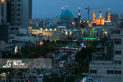 گزارش تصویری | جشن میلاد امام رضا(ع) در خیابان‌های منتهی به حرم مطهر رضوی - ۳