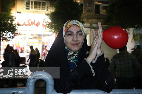 گزارش تصویری | جشن میلاد امام رضا(ع) در خیابان‌های منتهی به حرم مطهر رضوی - ۳